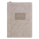 My Grace Is Sufficient For You 2 Cor. 12:9 Journal Classic Zip Taupe