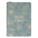 Be Still & Know Ps. 46:10 Journal Classic Zip Teal