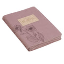 Be Joyful 1 Thess. 5:16 Journal Classic Zip Dusty Mauve