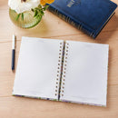 He Who Promised Heb. 10:23 Journal Spiral White Floral