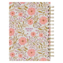 Those Who Trust In The Lord Isa. 40:31 Journal Spiral Coral Floral
