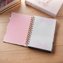 With God All Things Matt. 19:26 Journal Spiral White Floral