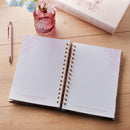 With God All Things Matt. 19:26 Journal Spiral White Floral