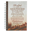 The Lord Is My Shepherd Ps. 23:1-3 Journal Spiral Brown