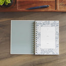 God Is Good Ps. 34:8 Journal Spiral  Cream Floral