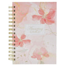 Amazing Grace Journal Spiral Pink Floral