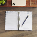 It Is Well With My Soul Journal Spiral Blue Floral