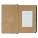 KJV Bible Giant Print Brown Crown of Thorns, Pink