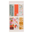 Multi Floral Magnetic Bookmark Set