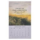 Trust In The Lord Prov. 3:5 2027 Mini Magnetic Calendar