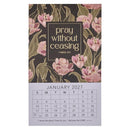 Pray Without Ceasing 1 Thes. 5:16 2027 Mini Magnetic Calendar