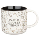 Prayer Changes Things Mug White and Black