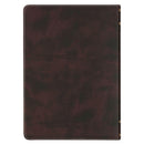 NLT, The Spiritual Growth Bible Faux Leather, Two-tone Pink and Brown