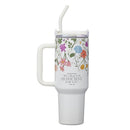 A Mother's Love 2 Cor. 12:9 Tumbler SS White Floral