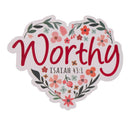 Worthy Isa. 43:1 Sticker Vinyl