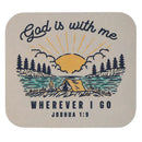 God Is With Me Josh. 1:9 Sticker Vinyl