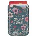 Be Still & Know Ps. 46:10 Phone Wallet Magnetic Teal