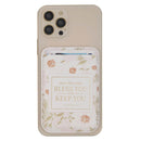 The Lord Bless You And Keep You Num. 6:24 Phone Wallet Magnetic White Floral