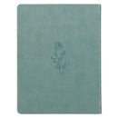 Be Still and Know Faux Leather Teal Devotional