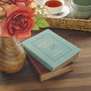 Be Still and Know Faux Leather Teal Devotional