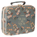 Be Still Ps. 46:10 Bible Organizer Hardcover Green Floral