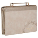 Amazing Grace Isa. 53:5 Bible Cover Fashion Taupe