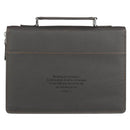 Be Strong And Courageous Josh. 1:9 Bible Cover Classic Gray