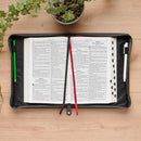 Be Strong And Courageous Josh. 1:9 Bible Cover Classic Gray
