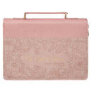 Be Still & Know Ps. 46:10 Bible Cover Fashion Two-tone Pink
