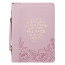 He Will Cover You With His Feathers Ps. 91:4 Bible Cover Fashion Pink