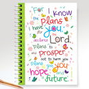 I Know the Plans A5 Christian Notebook