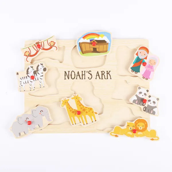 Noah's Ark Peg puzzle 8 pieces