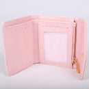 Pray Wait Trust Wallet PU Leather Women’s Pink