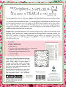 NLT Inspire Bible  Filament Enabled Edition-Pink Peony Hardcover LeatherLike