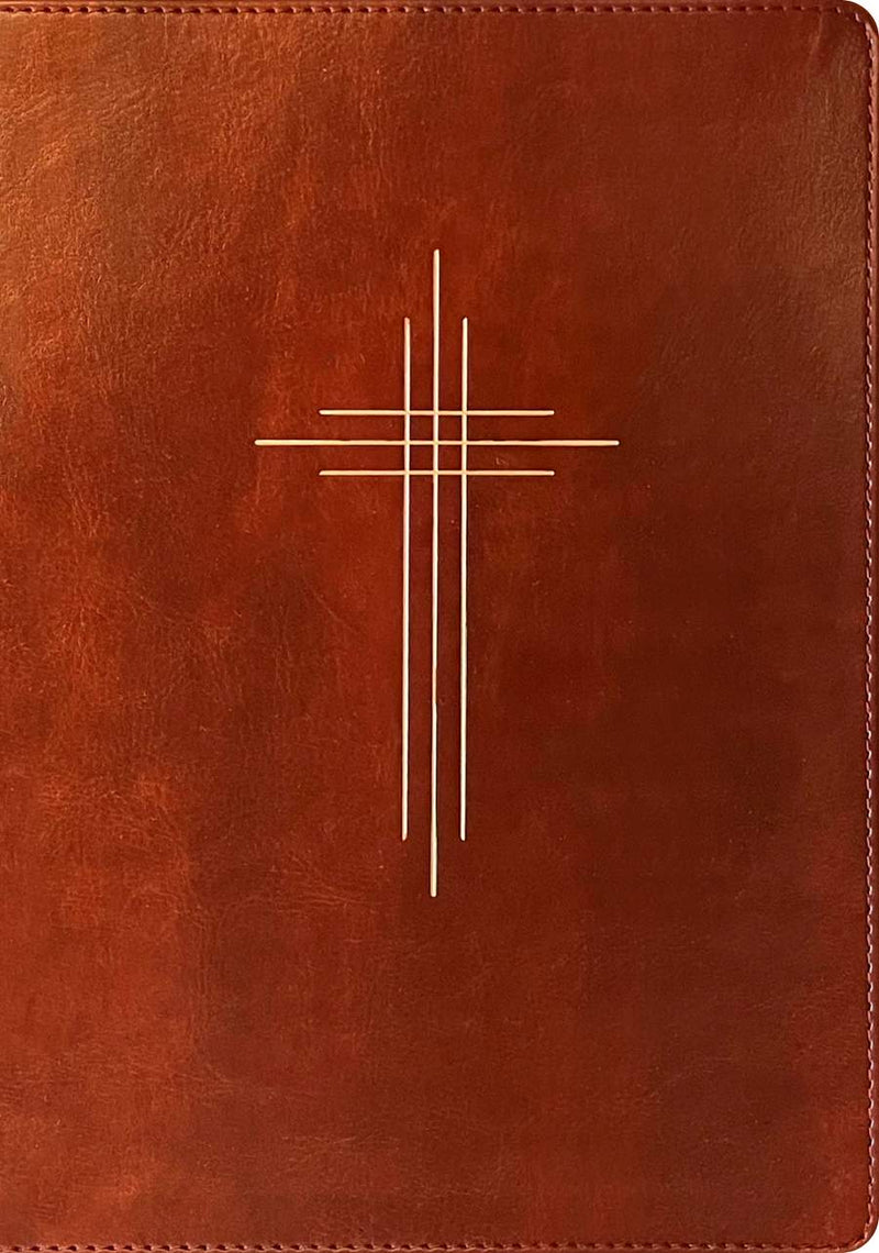 The Message Deluxe Gift Bible, The message bible largeprint brown cross
