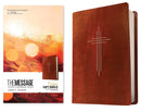 The Message Deluxe Gift Bible, The message bible largeprint brown cross