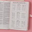 NKJV Simply Charming Bible w/Ribbon Closure-Teal LeatherSoft Hardcover