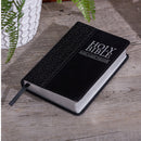 KJV Bible Mini Pocket Faux Leather, Black