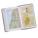 KJV Bijbel Giant Print Standaardformaat Kunstleer, Paars Tweekleurig