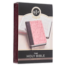 KJV Bijbel Compact Kunstleer, Bruin/Roze Blad