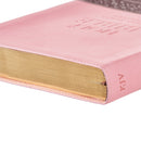 KJV Bijbel Thinline LP Kunstleer, Bruin/Roze