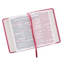 KJV Bijbel Compact LP Kunstleer, Roze