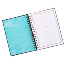 Zwart Alles Mat. 19:26 Dagboek Wirebound