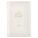 KJV Bible Giant Print Standard-size Faux Leather, White