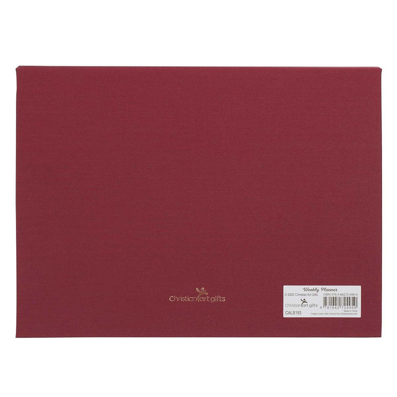 Joy of the Lord Undated Planner Pad Burgundy