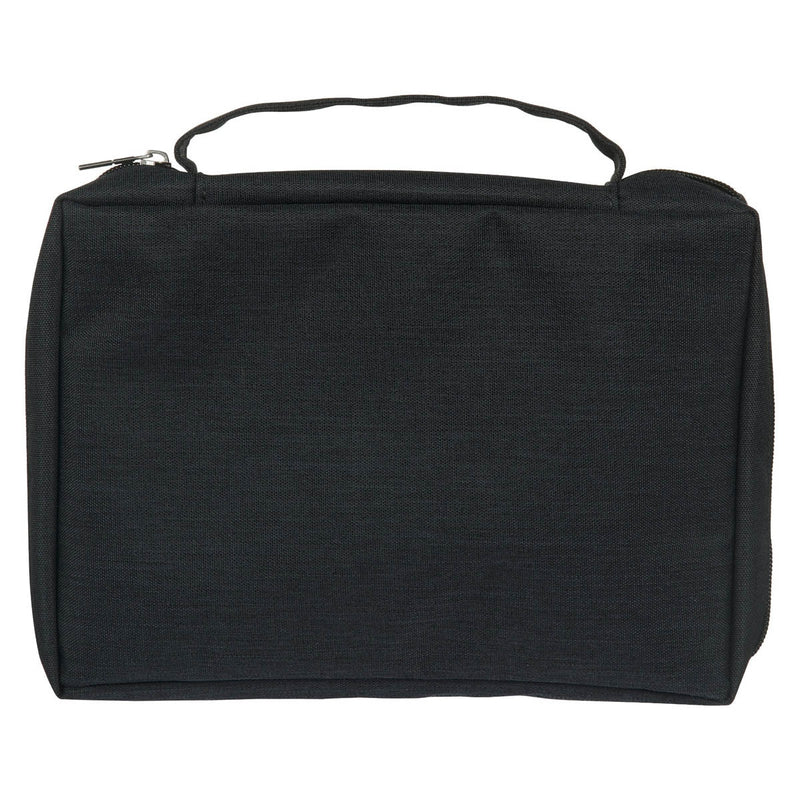 Ichthus Patch Black Bible Cover LARGE