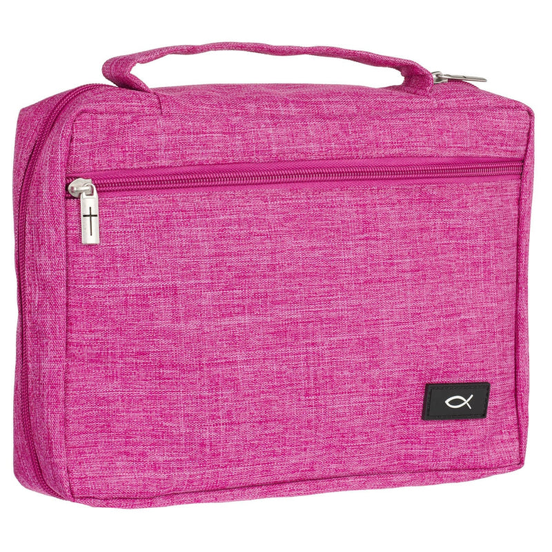 Ichthus Patch Roze Bijbelomslag.