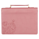 I Know the Plans Jer. 29:11 Bible Cover Fashion Pink Floral.