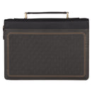 Trust in the Lord Prov. 3:5 Bible Cover Classic Gray/Black .