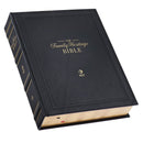 NLT The Family Heritage Bible Full Grain Leather Hardcover Black